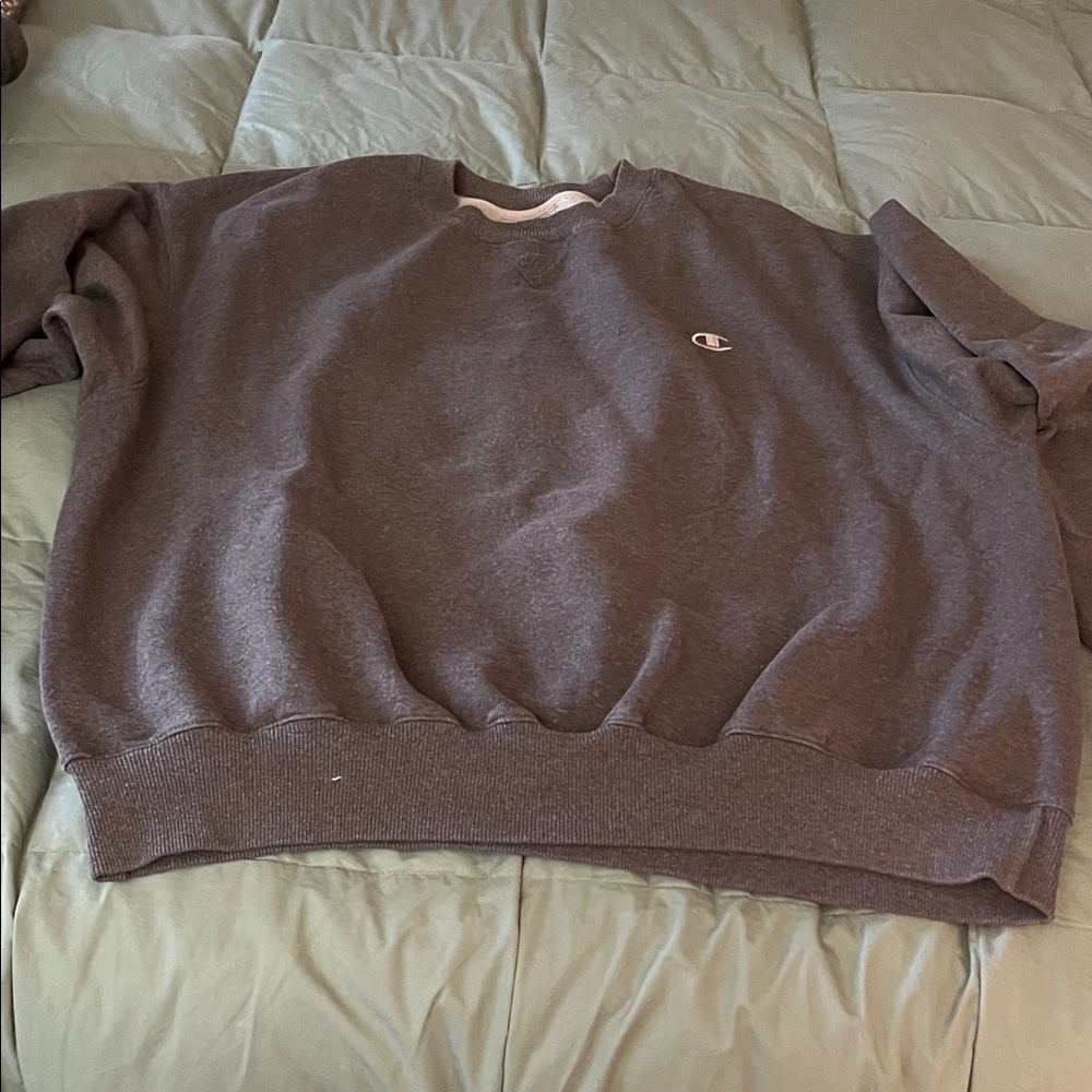 Champion Dark Gray Crewneck Sweatshirt